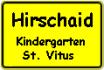 Kindergarten-Ortsschild