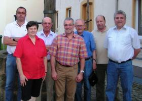 N. Bonner; S. Bauernschmitt; F.-X. Riedel;
     M. Knab; A. Eichhorn; H. Popp; Th. Behr
     (v. links n. rechts)
